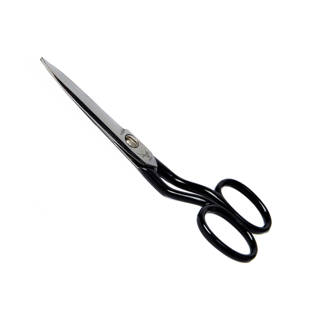 Elk Carpet Weavers Scissors, with Cranked Handle and Straight Blades