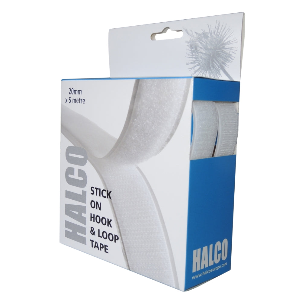 Halco Sew On Hook & Loop Fastening Tape 20mm - per metre Halco Sew On Hook & Loop Fastening Tape 20mm - per metre