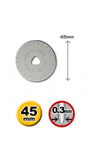 Kai Pinking Replacement Rotary Cutter Blades - 45mm - 1/Pack